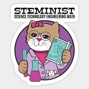 STEMinist Women in Science Sticker